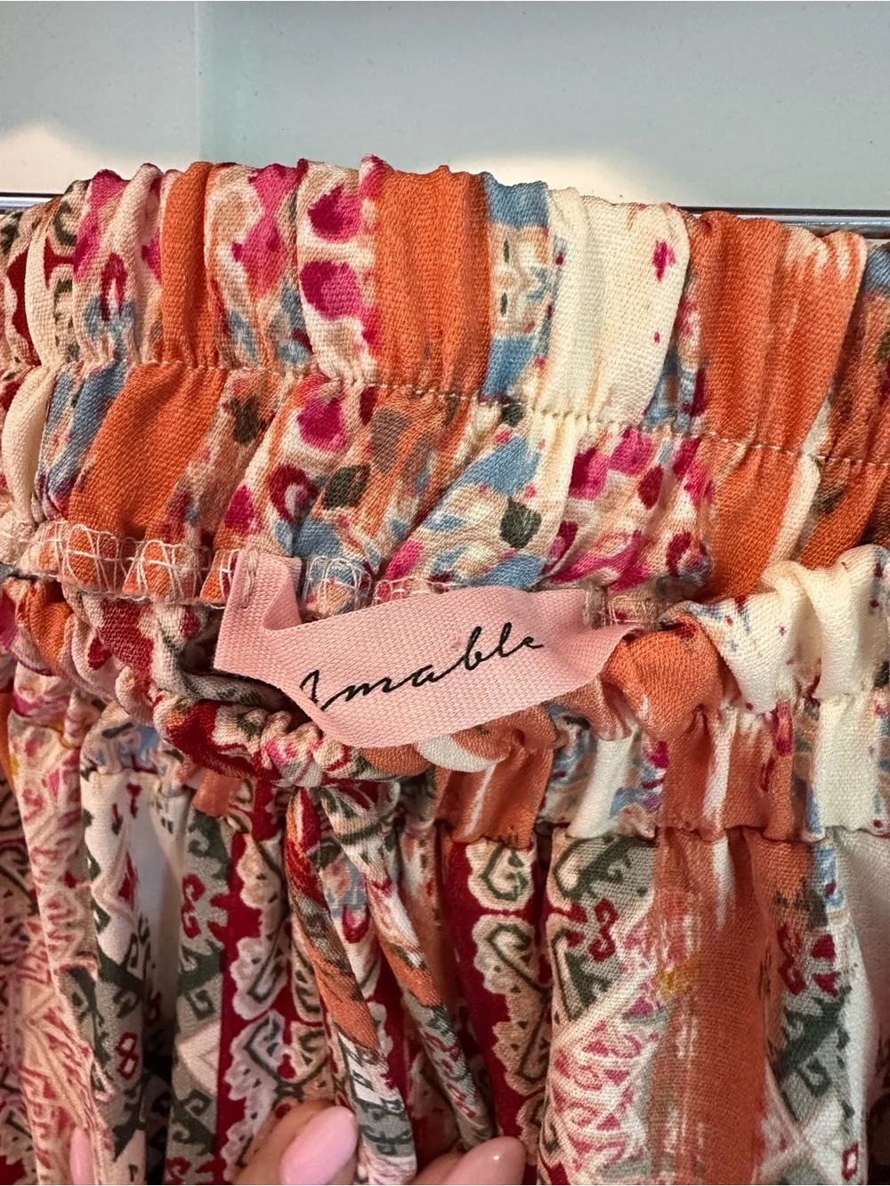 Bandeau top and short matching set
